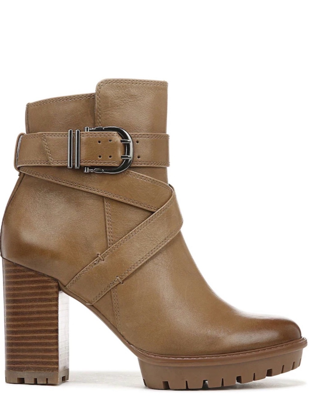 Naturalizer Lyra Ankle Leather Boots Sz 8.5W